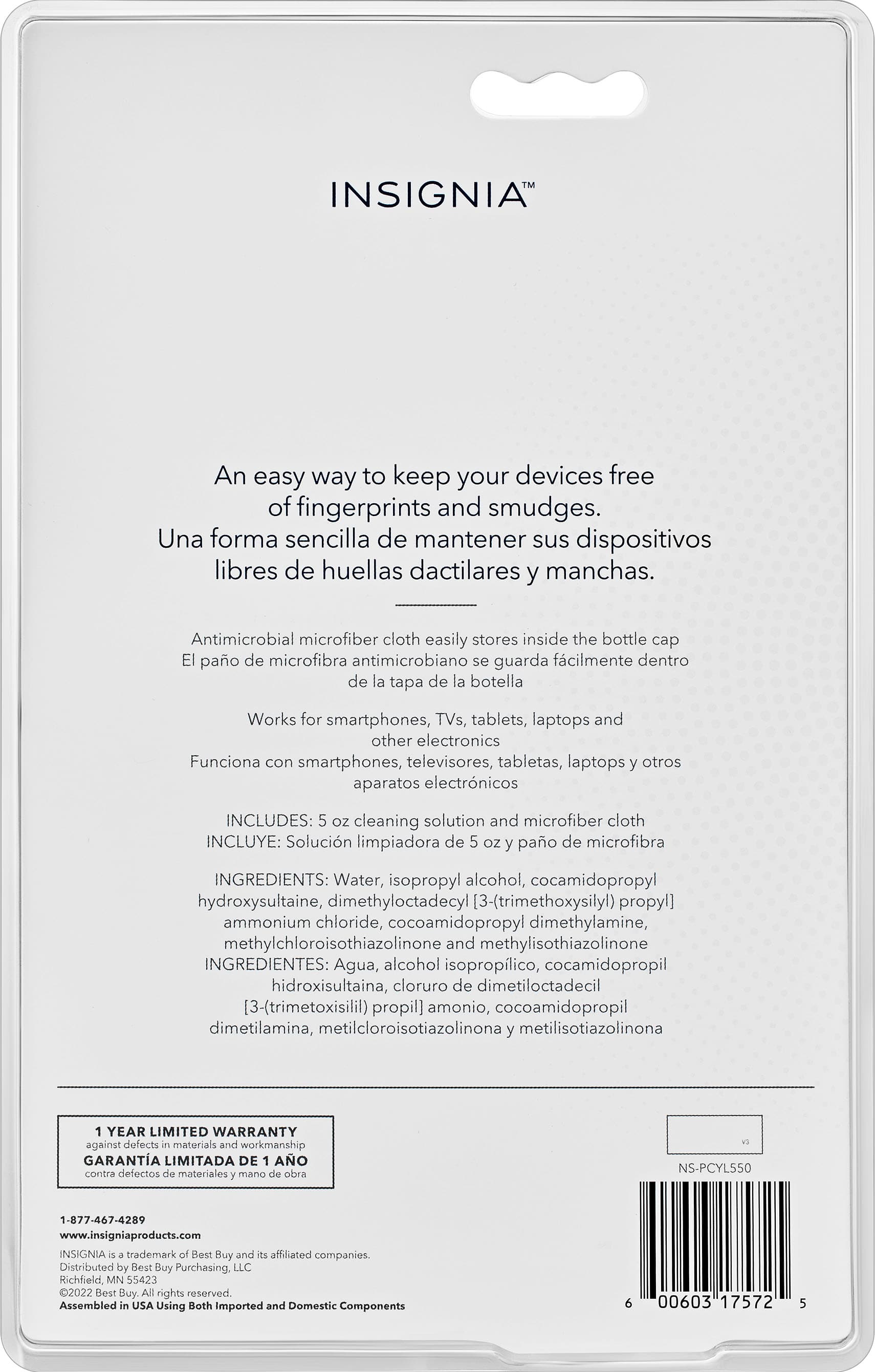 Alt View 14. Insignia™ - 5 oz. Screen Cleaning Solution - Blue.