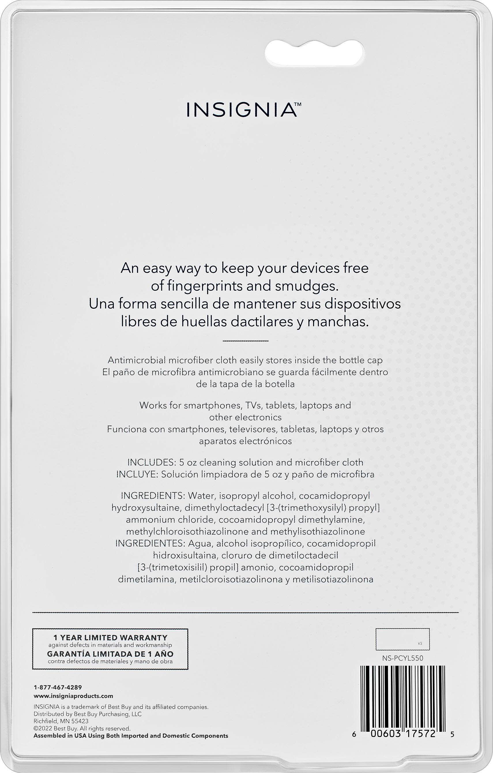 Alt View 14. Insignia™ - 5 oz. Screen Cleaning Solution - Blue.