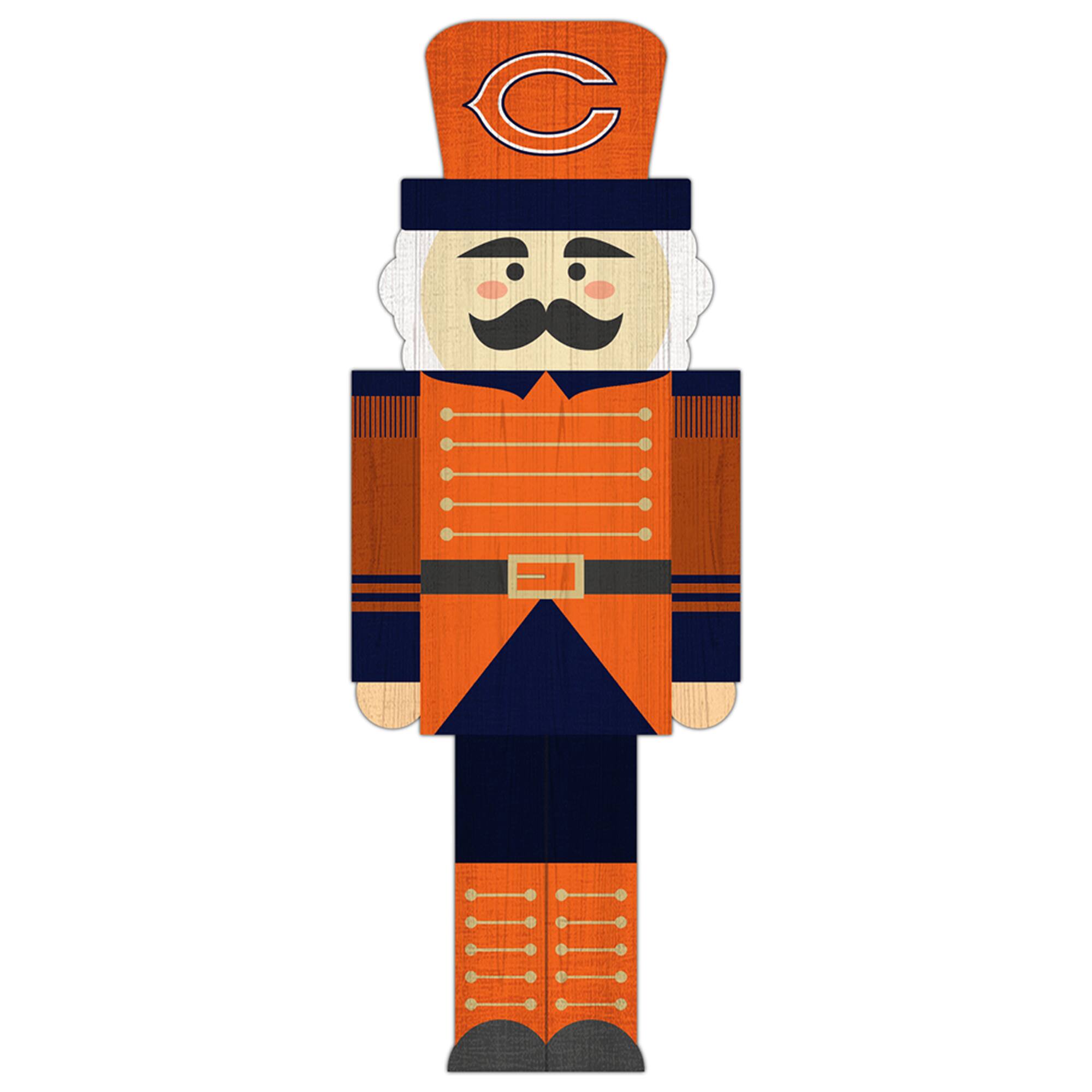 Chicago Bears 31'' Nutcracker Leaner