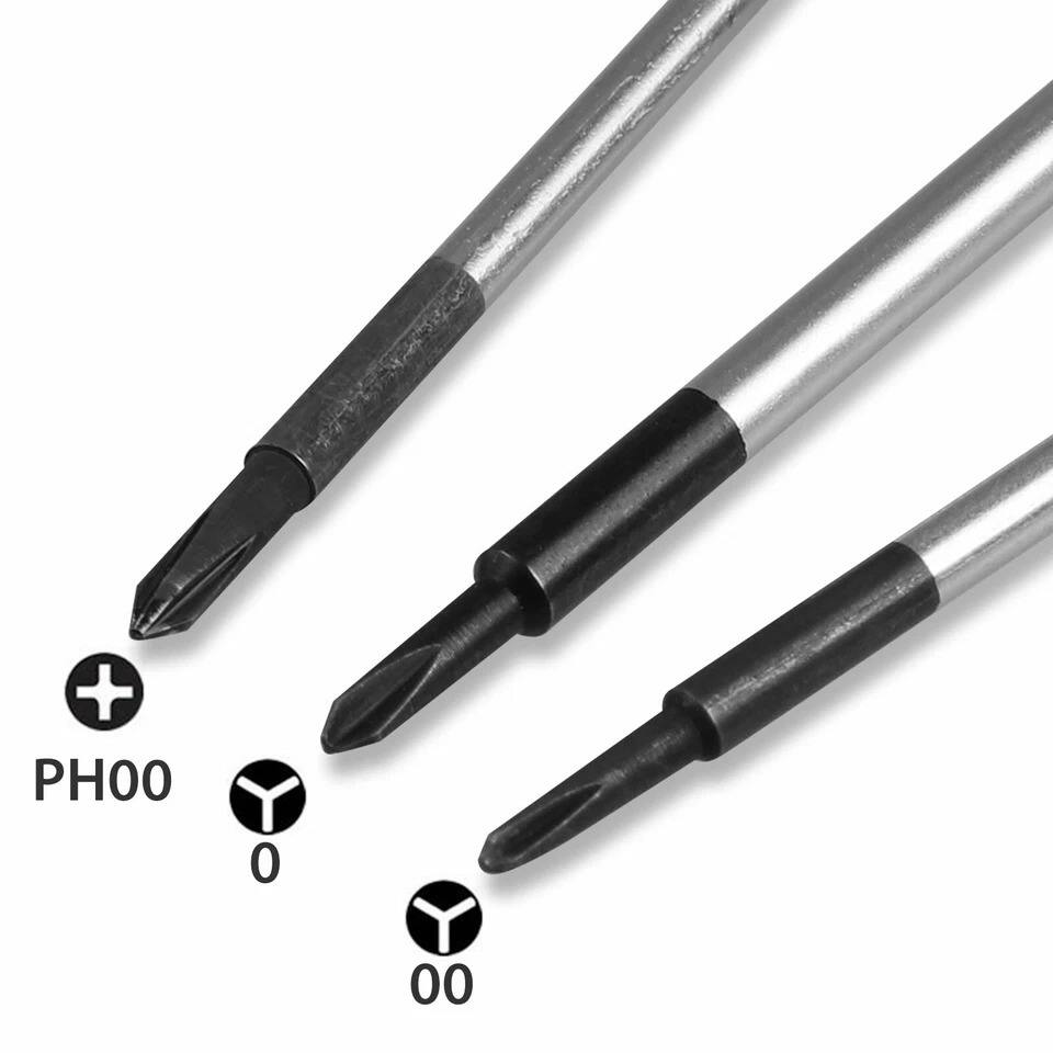 Alt View 1. Home Collection - Triwing Screwdriver Set For Nintendo Switch, Y0 Y00 PH00, 3 Piece - Multi-Color.