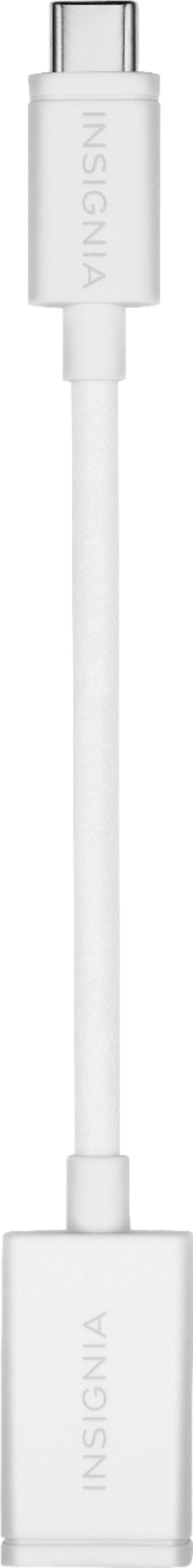 Alt View 12. Insignia™ - USB Type-C-to-A Adapter - White.