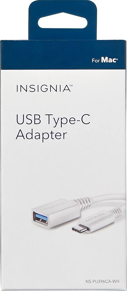 For Mac INSIGNIA USB Type-C Adapter NS-PU396CA-WH