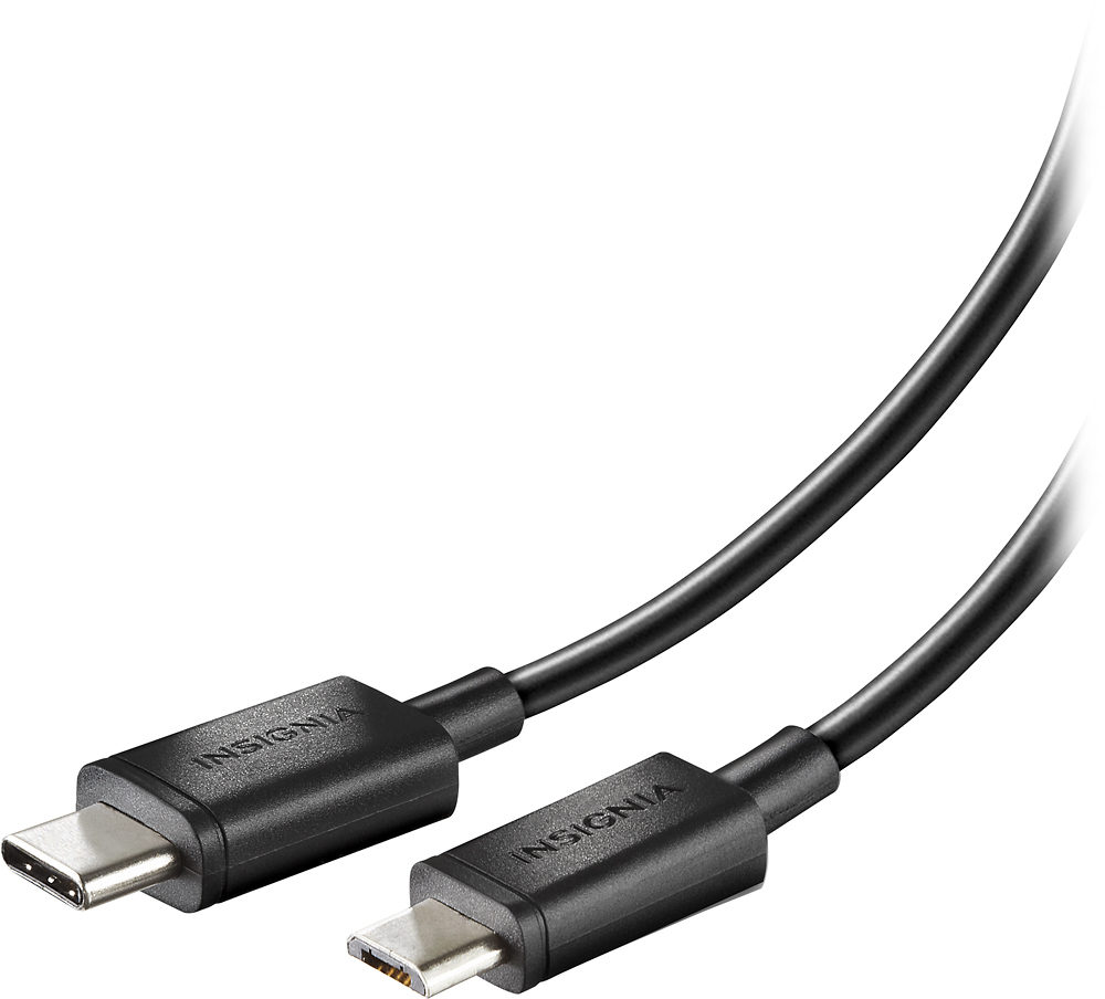 acidez maldición Roux Insignia™ 6' USB Type C-to-Micro USB Cable Black NS-PU366CU-BK - Best Buy