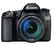 Front. Canon - EOS 70D DSLR Camera with 18-135mm IS STM Lens - Black.