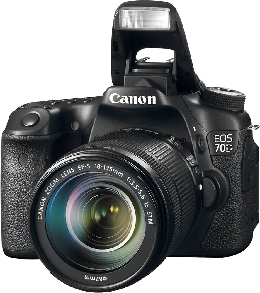 Best Buy: Canon 70D DSLR Camera with IS STM Lens Black 8469B016