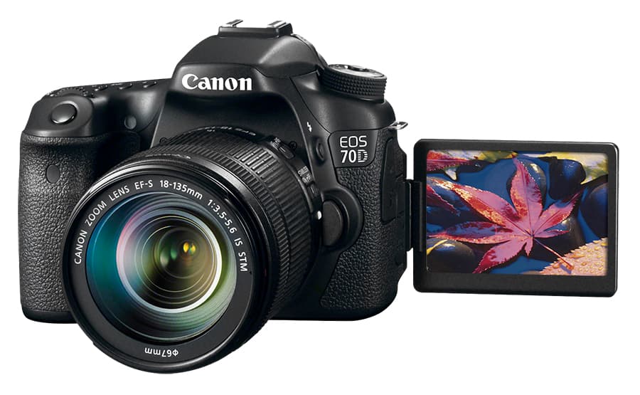 Best Buy: Canon EOS 70D DSLR Camera with 18-135mm IS STM Lens