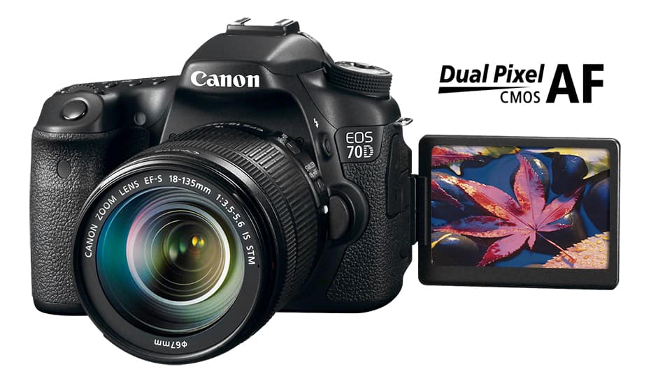 Best Buy: Canon EOS 70D DSLR Camera with 18-135mm IS STM Lens 