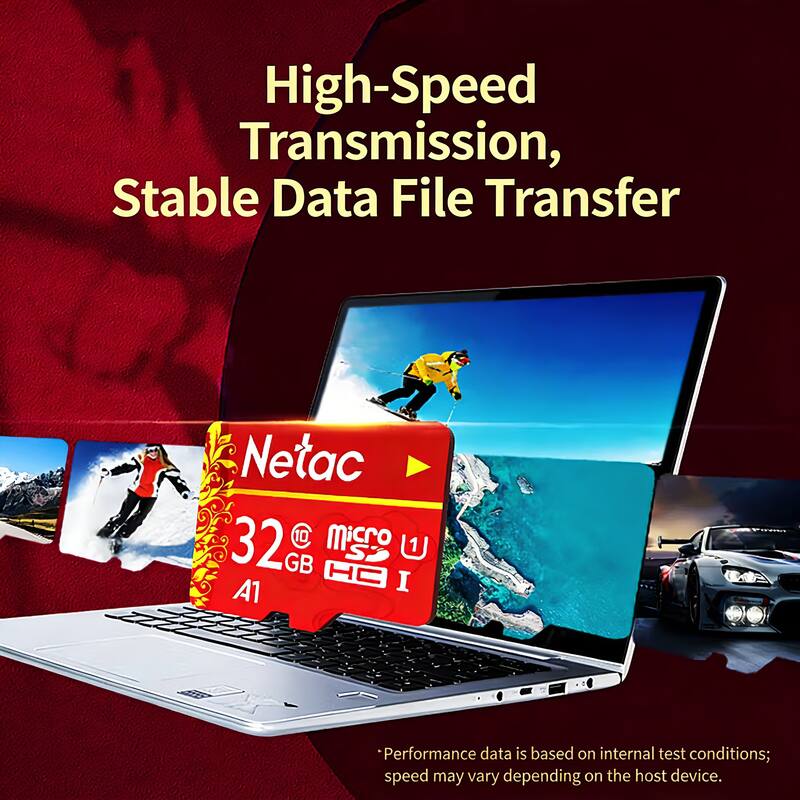 High-Speed Transmission, Stable Data File Transfer  
Netac 32GB C1  
Performance data is based on internal test conditions; speed may vary depending on the host device.