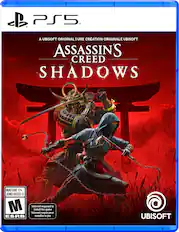 PS5 Assassin's Creed Shadows Ubisoft Original Creation Mature 17+ Jeunes Adultes 17+ M Internet Install Requis the required game pour to ESRB installer le jeu Ubisoft.