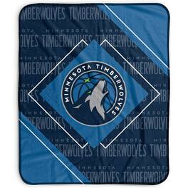 Pegasus - Minnesota Timberwolves 50" x 60" Diamond Logo Fleece Blanket - Multicolor
