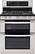 Front Standard. LG - 30" Self-Cleaning Freestanding Double Oven Gas Convection Range - Stainless-Steel.