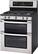 Alt View Standard 1. LG - 30" Self-Cleaning Freestanding Double Oven Gas Convection Range - Stainless-Steel.