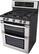 Alt View Standard 5. LG - 30" Self-Cleaning Freestanding Double Oven Gas Convection Range - Stainless-Steel.