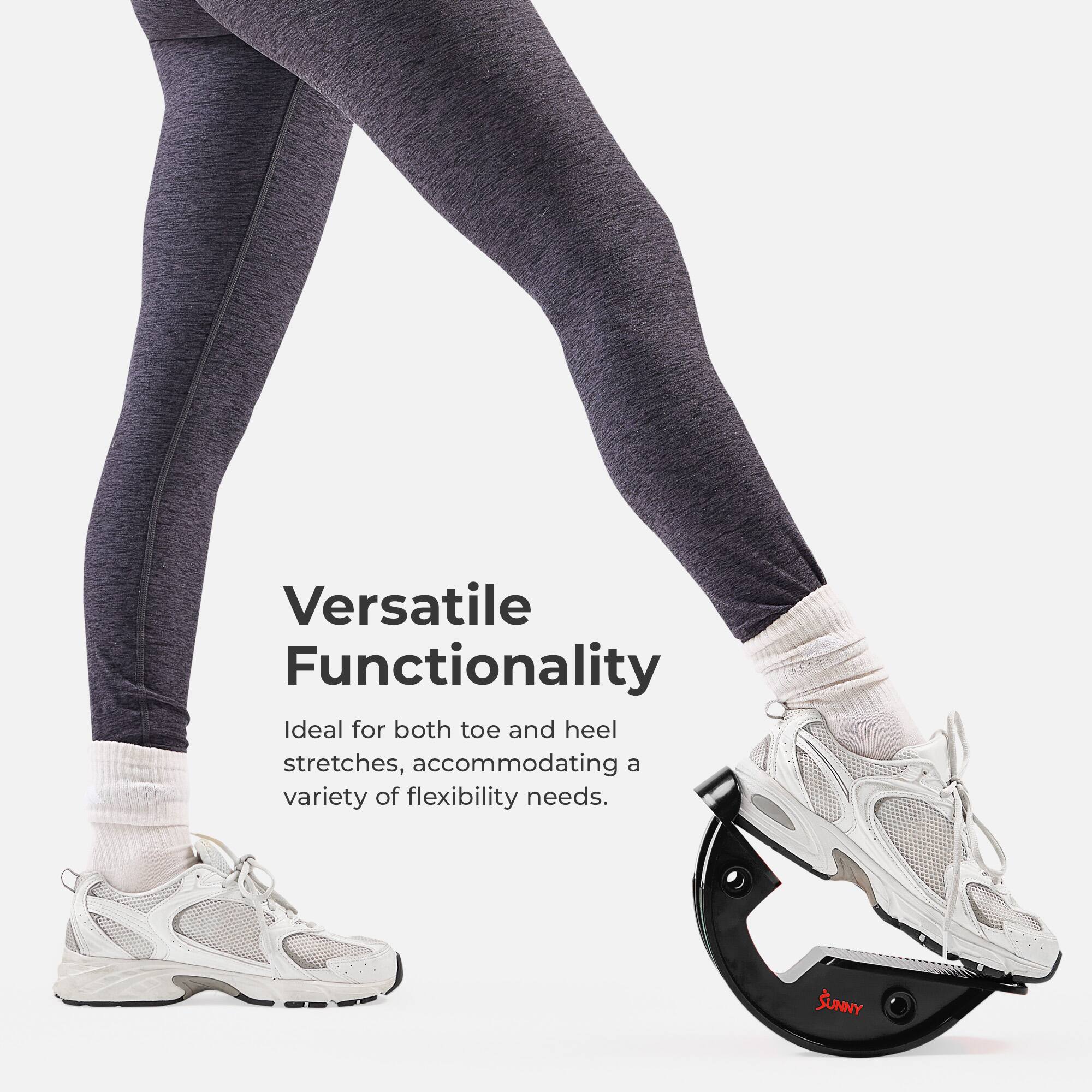 Versatile Functionality  
Ideal for both toe and heel stretches, accommodating a variety of flexibility needs.  
SUNNY