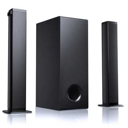 Front. TECH SAFARI - Sound Bar For Smart Tv 2 1ch Power Soundbar With Subwoofer Detachable 2 in 1 Bt 5 4 Surround System 12l Dee - Default.