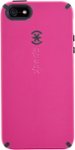 Front Zoom. Speck - CandyShell Case for Apple® iPhone® 5 - Raspberry Pink/Black.