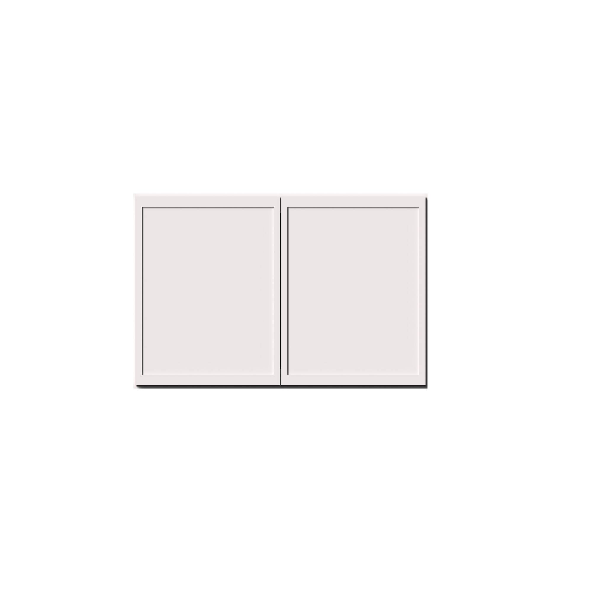 Alt View 1. Boyel Living - 36-in W x 15-in H x 12-in D Slim Shaker RTA Kitchen Wall Cabinet with Soft-Close - Snow White.