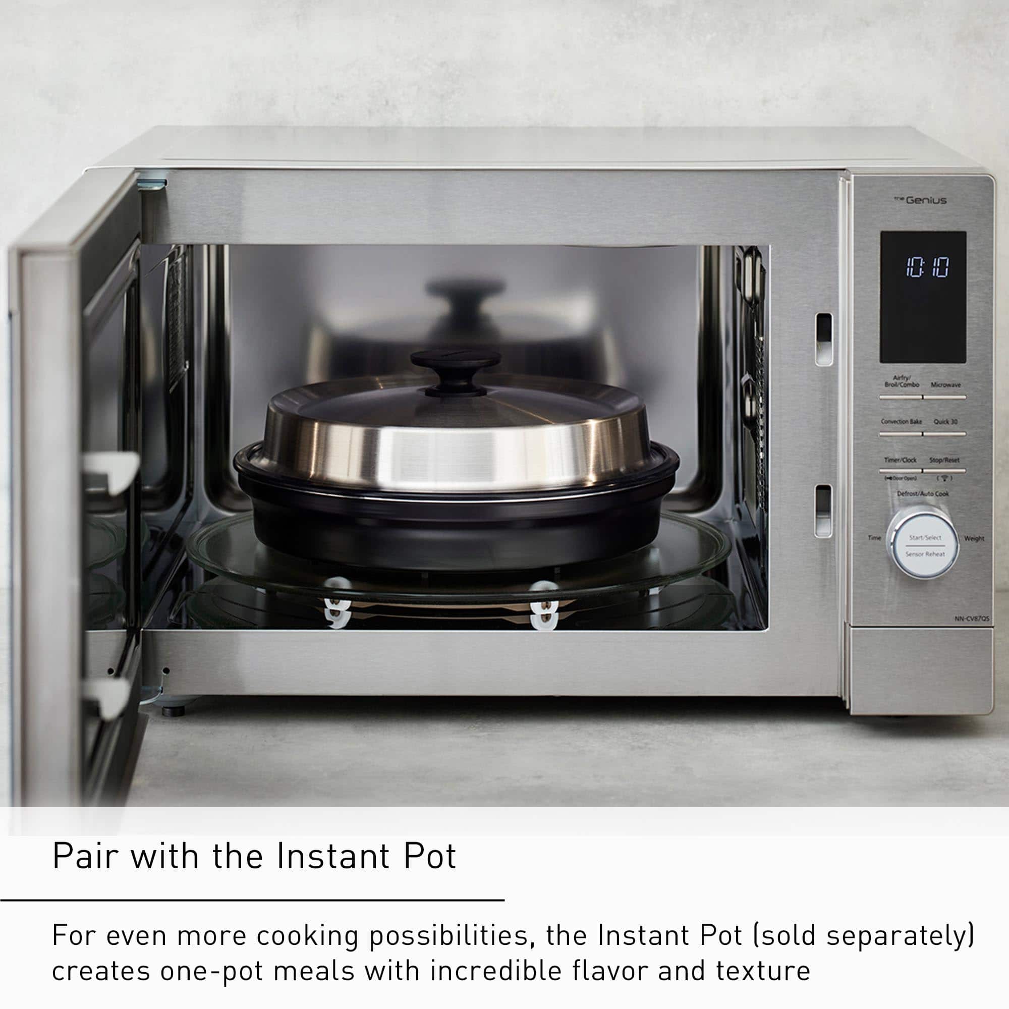 Pair with the Instant Pot for even more cooking possibilities. The Instant Pot (sold separately) creates one-pot meals with incredible flavor and texture.