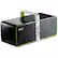 Alt View Standard 17. Hercules - Bluetooth Speaker for Most MP3 Players and Audio Devices - Black/Green.