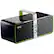 Right View. Hercules - Bluetooth Speaker for Most MP3 Players and Audio Devices - Black/Green.