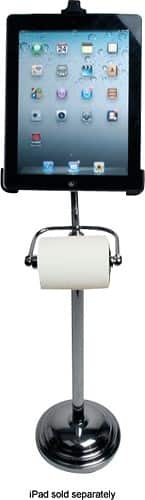Front. CTA - Pedestal Stand for Apple® iPad® 2, iPad 3rd Generation and iPad with Retina - Chrome.