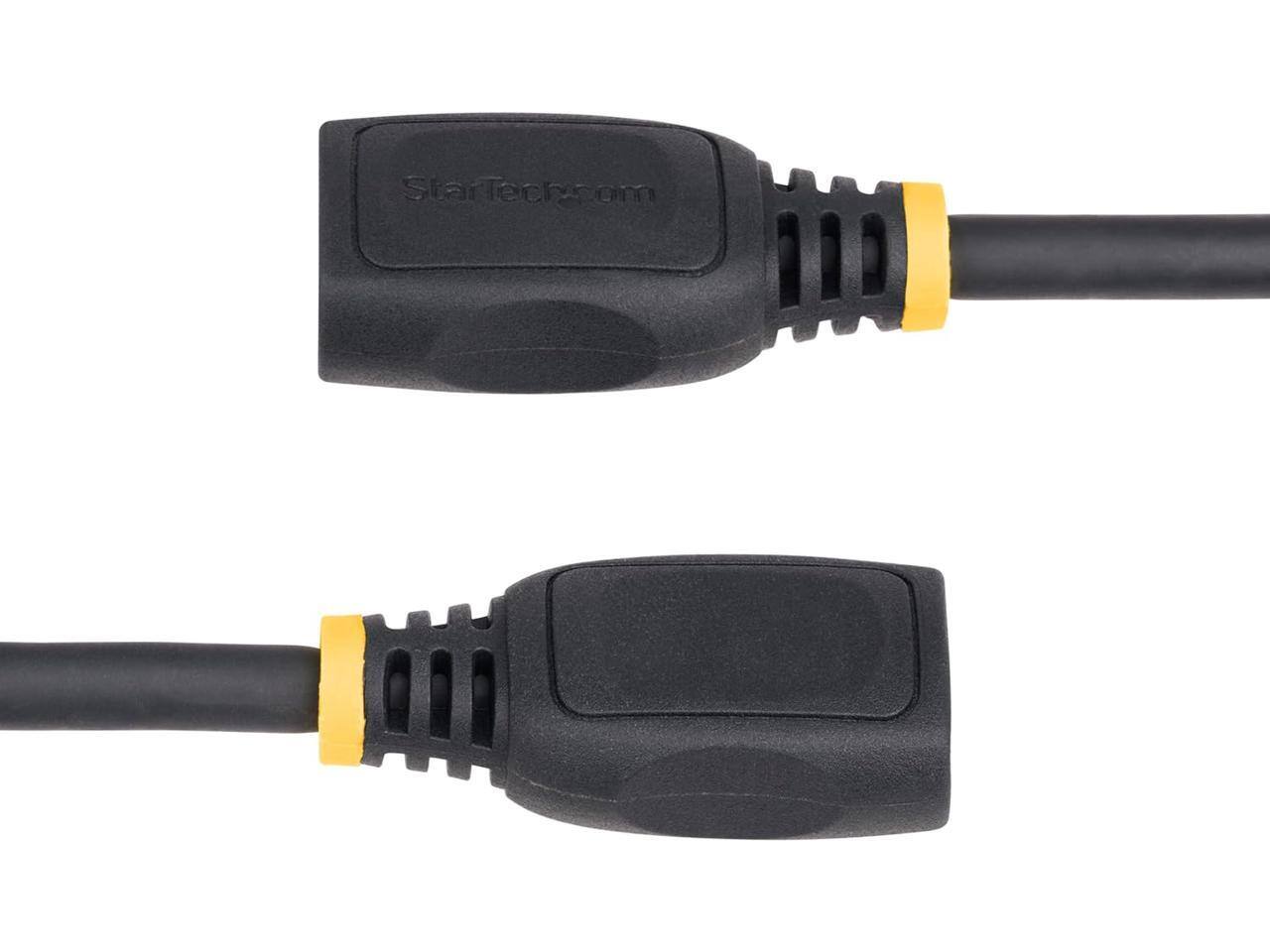 Alt View 2. StarTech.com - StarTech 6.6ft HDMI 2.0 Extension Cable Black HD2MF6FL.