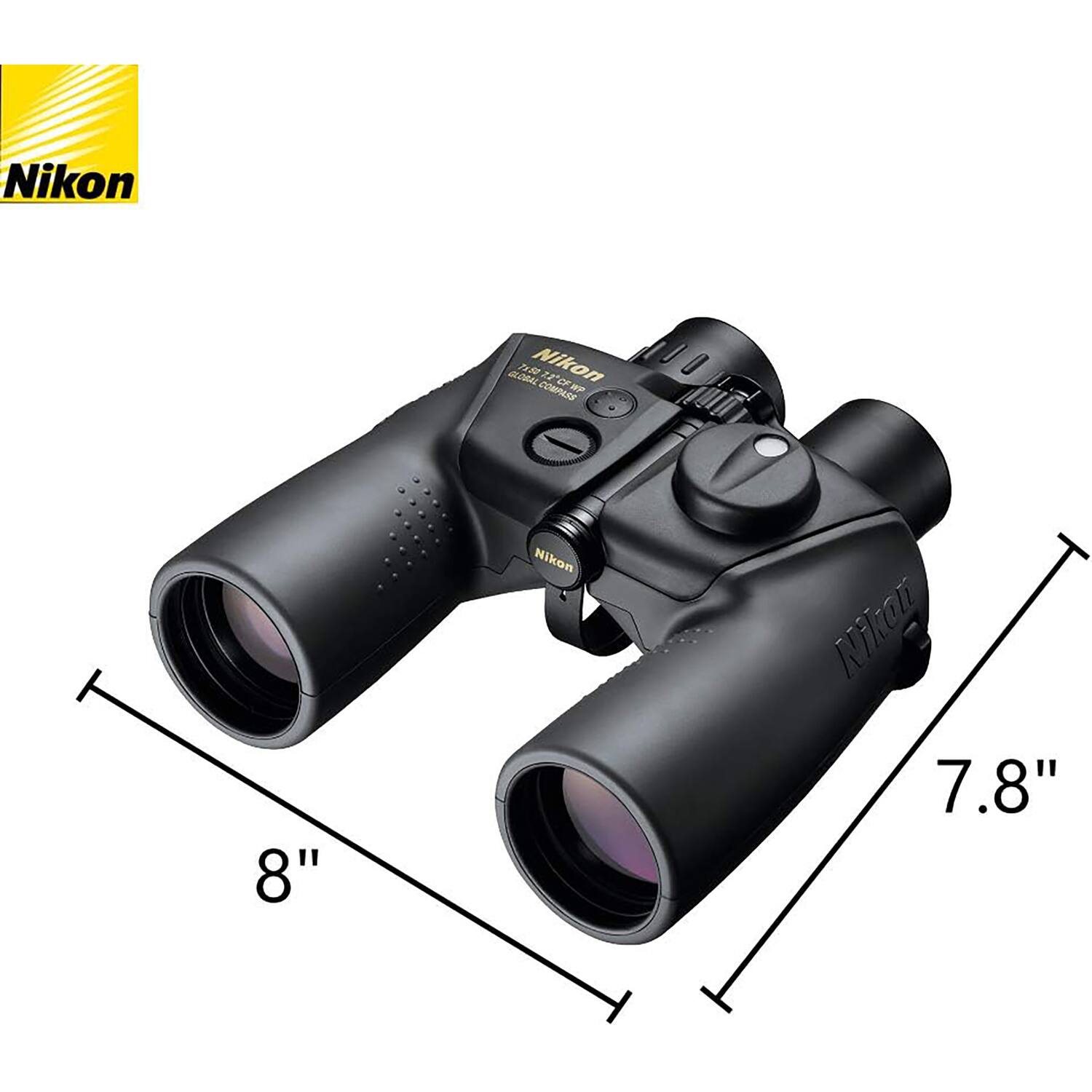 Nikon  
GLOBAL 7x50 Nikon COMPASS 7,2 CF WP  
8"  
Nikon  
Nikon 7.8"
