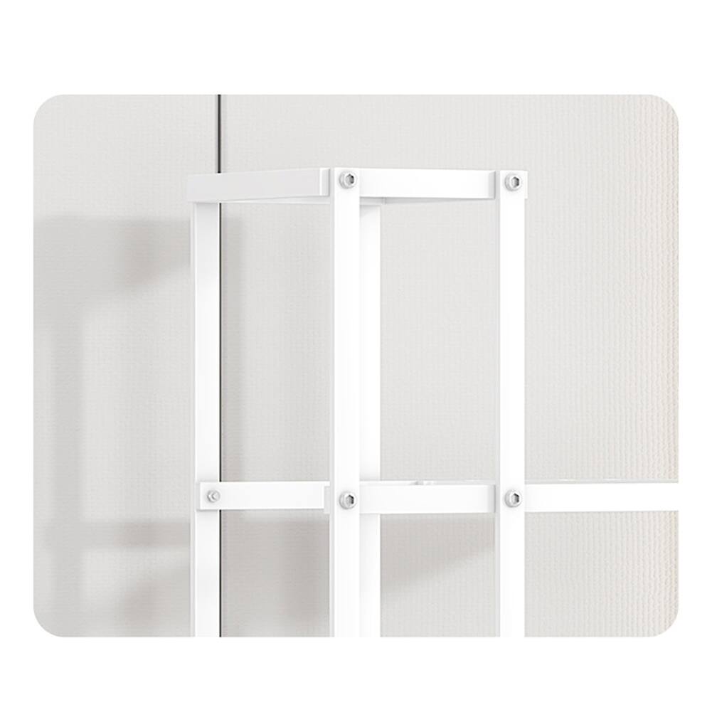 Alt View 2. GARVEE - Large Plant Stand with Wheels, Tiered Plant Stand Multiple Flower Pot Holder Rack, Planter Display Stand， White 36in - White.