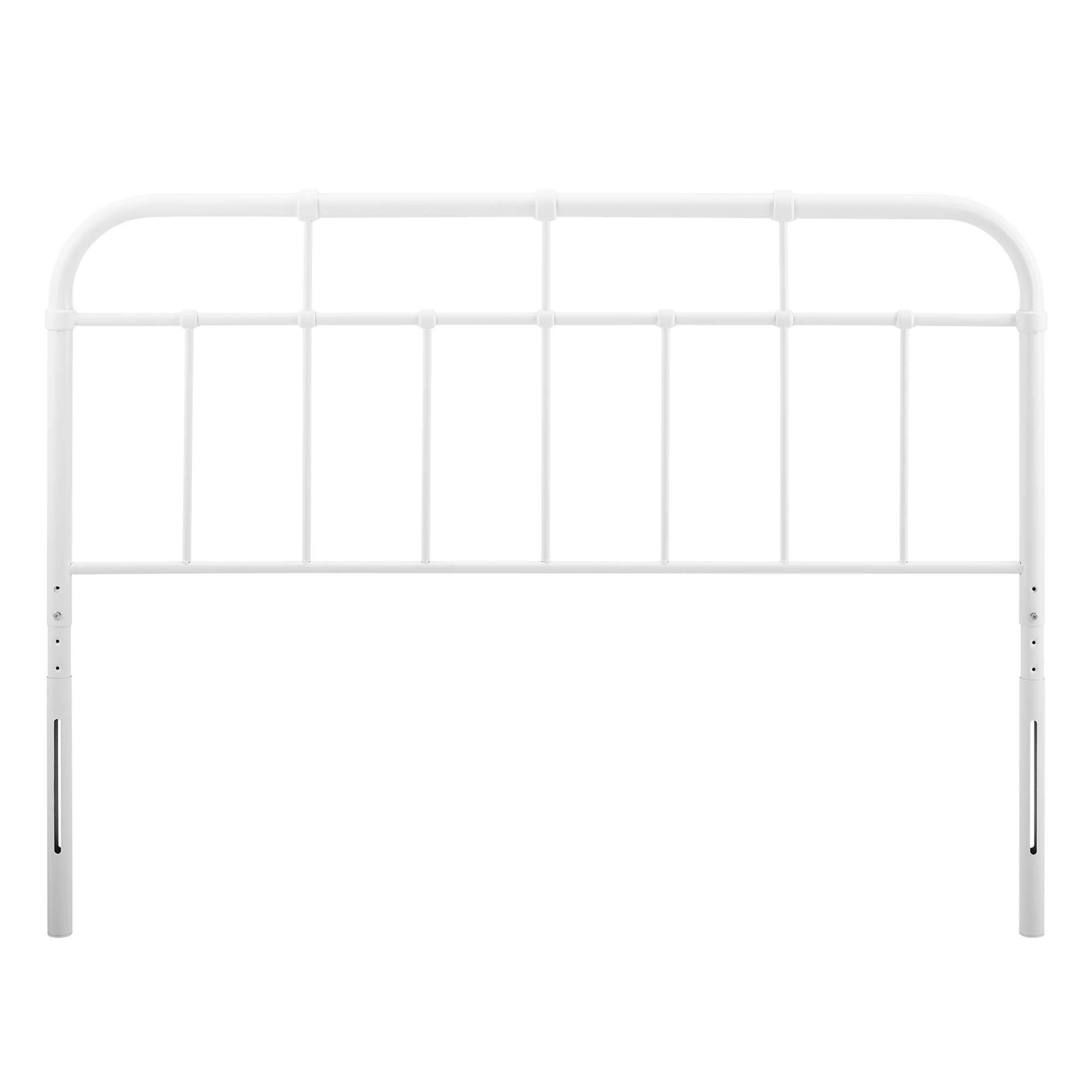 Alt View 1. Modway - Alessia Metal Headboard by Modway - White.