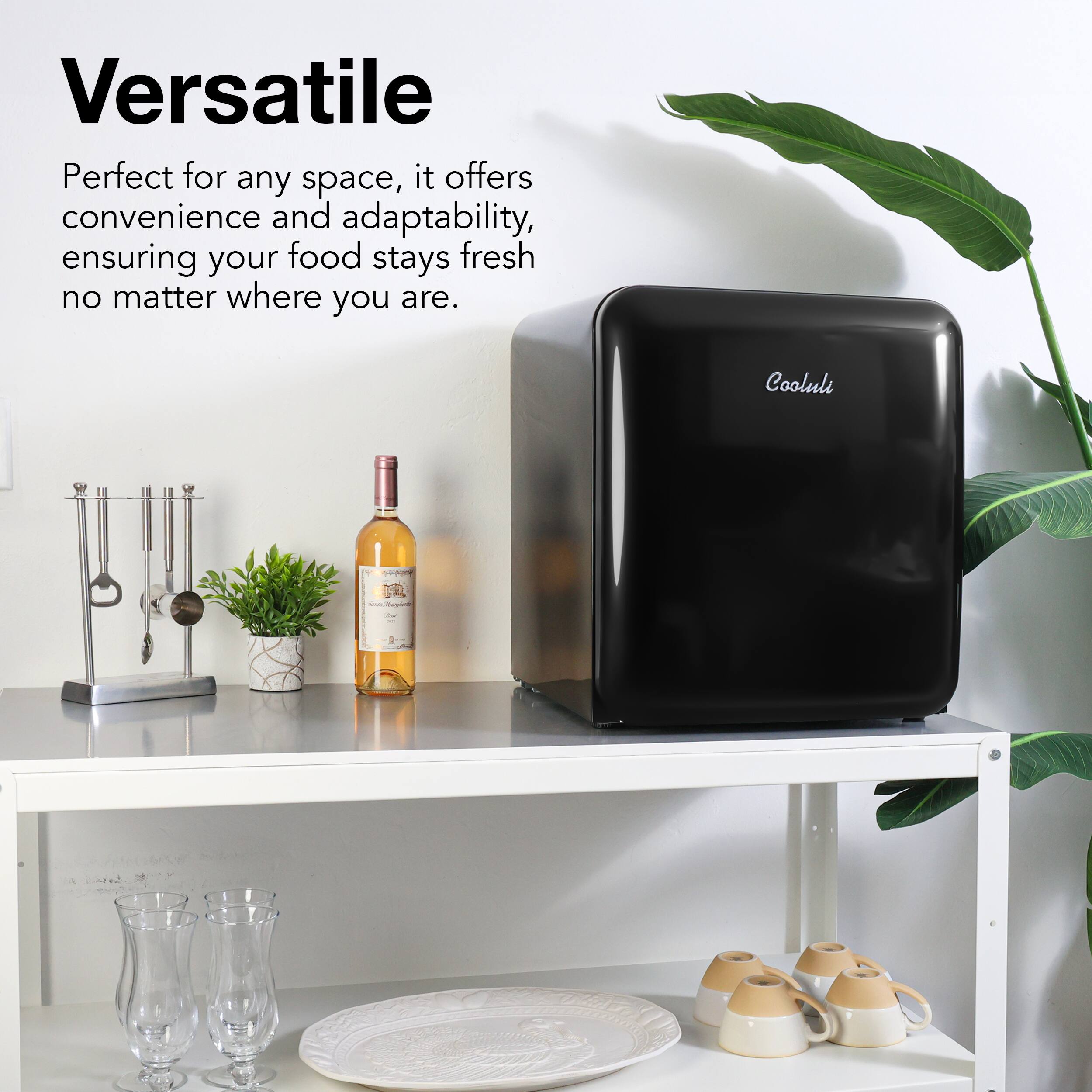 Versatile: Perfect for any space, it offers convenience and adaptability, ensuring your food stays fresh no matter where you are. Coolule.