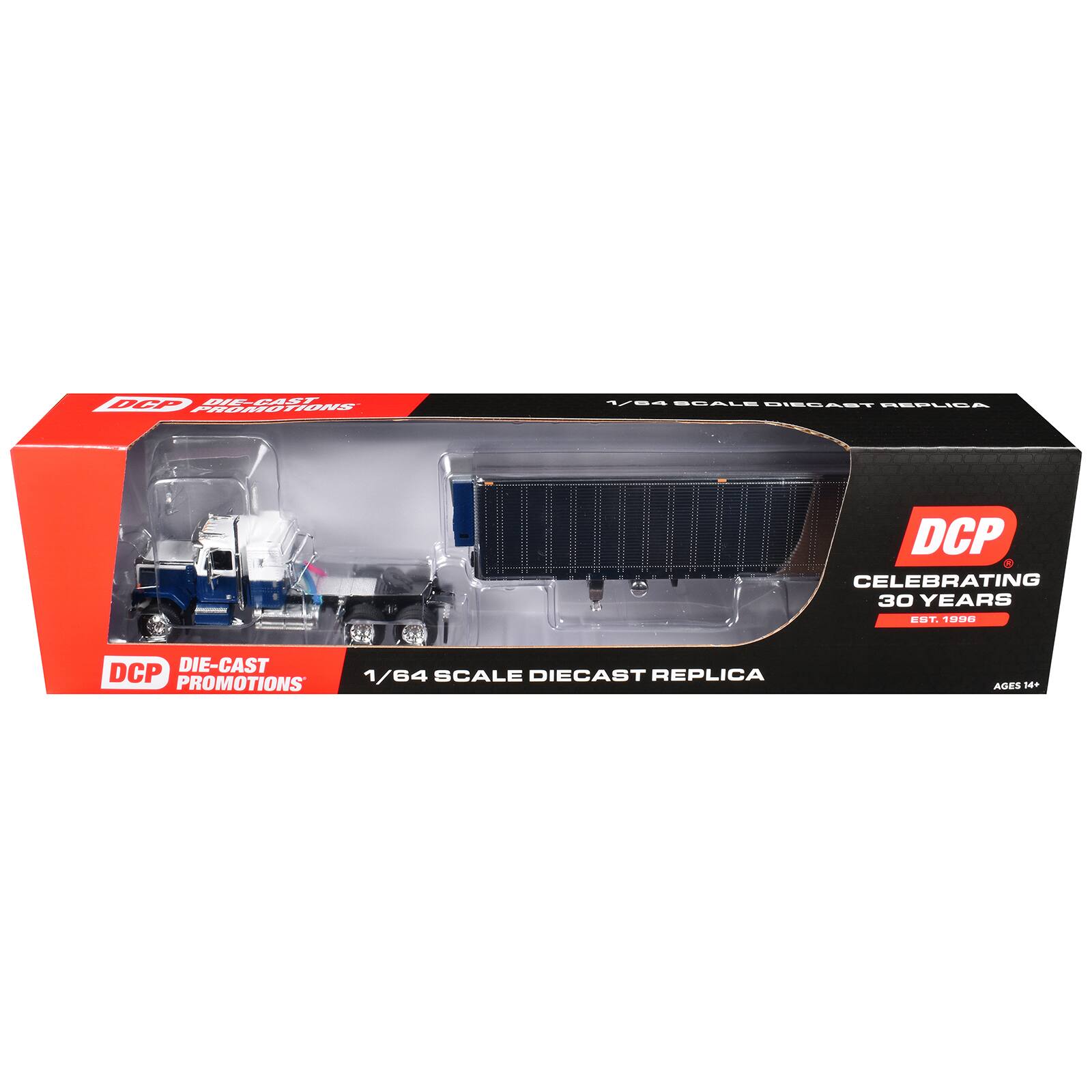 DCP DIE-CAST PROMOTIONS  
1/64 SCALE DIECAST REPLICA  
DCP 1 CELEBRATING 30 YEARS EST. 1996  
DCP DIE-CAST 1/64 SCALE DIECAST REPLICA PROMOTIONS  
AGES 14+