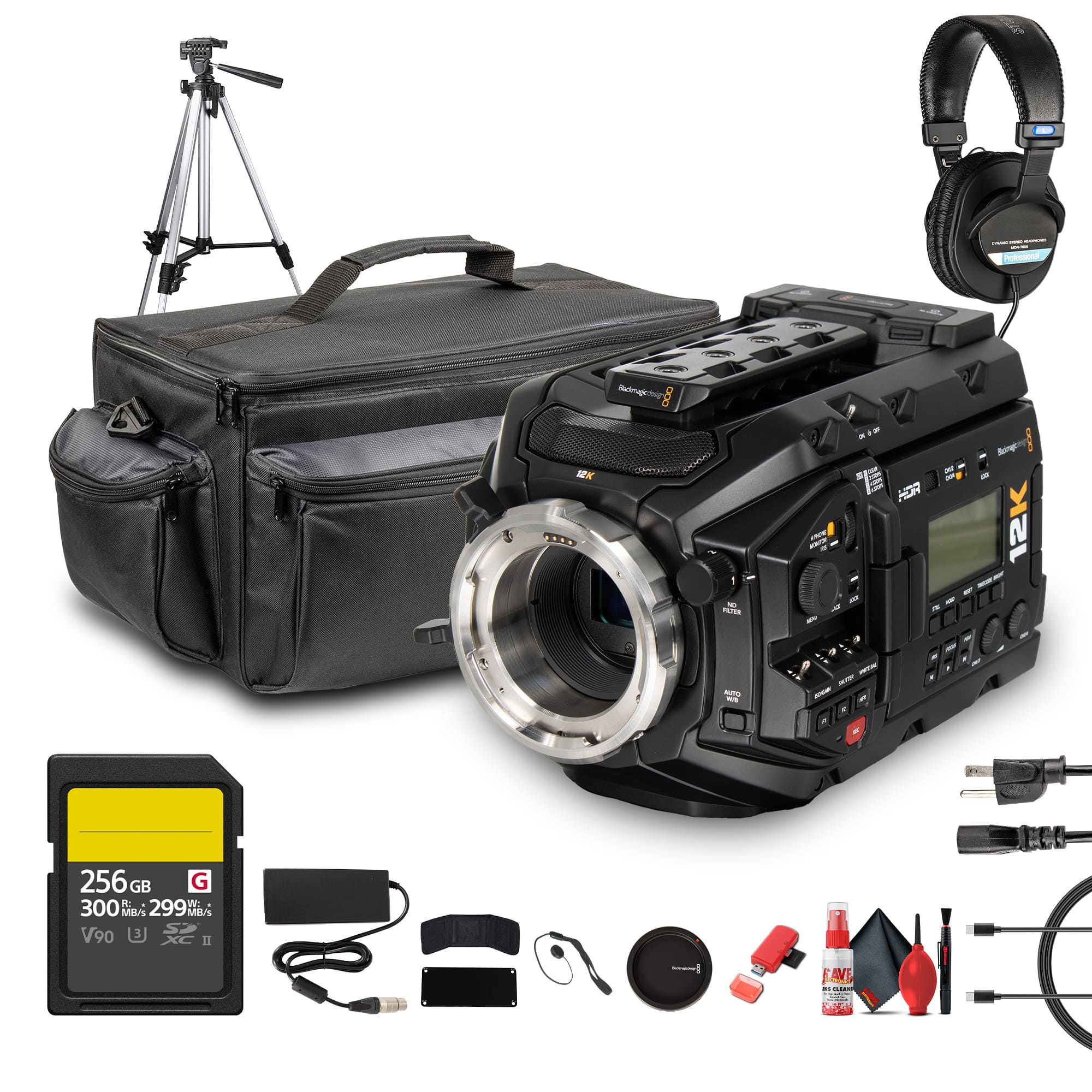 Blackmagic Design - URSA Mini Pro 12K | Super 35 Digital Camera with 12K Resolution + More