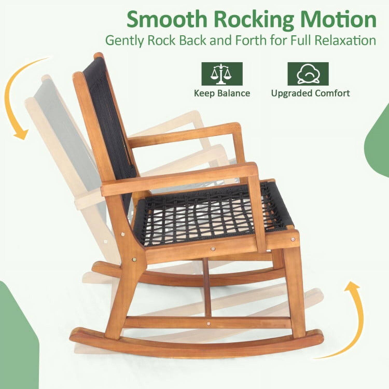 Smooth Rocking Motion  
Gently Rock Back and Forth for Full Relaxation  
Keep Balance  
Upgraded Comfort