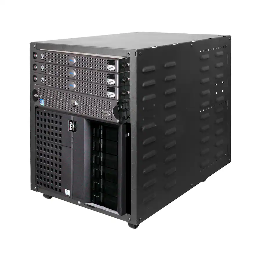 RackSolutions 12U Portable Server Rack Black RACK-117-12 - Best Buy