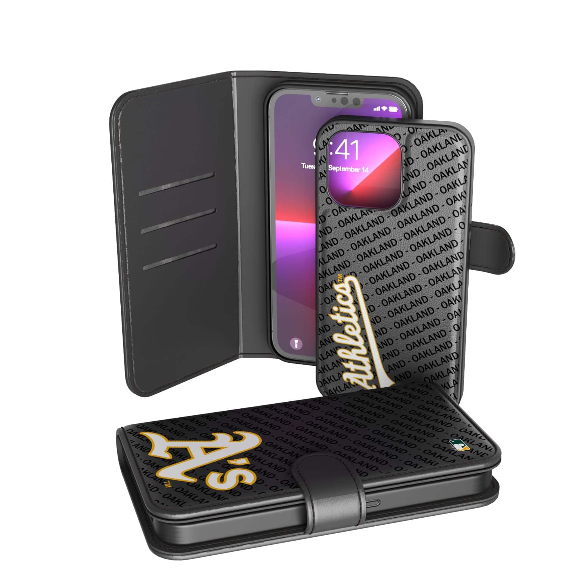 Keyscaper - Cooperstown Teams - Oakland Athletics iPhone Wallet Case - 12/12 Pro - Multicolor price history on PriceWatchPro