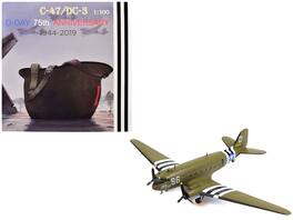 Other Criteria - Douglas C-47 Skytrain Transport Aircraft "Night Fright, D-Day" 1944 US Army Air Forces 1/100 Diecast Model