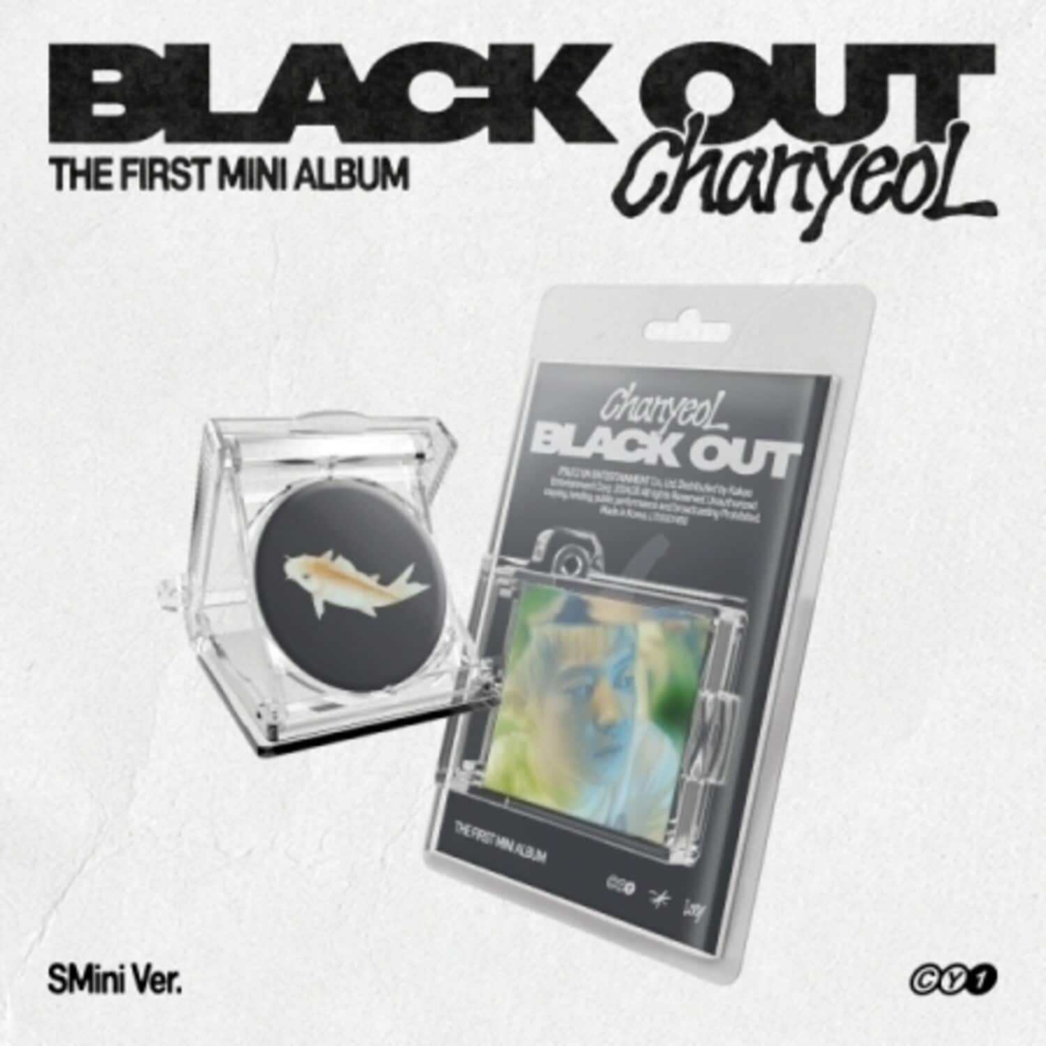 Chanyeol - Black Out - SMini Version - incl. Keyring Ball Chain, Music NFC Card + Photocard   - DISCLESS DIGITAL [Digital Download]