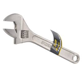 Steel Grip - Adjustable Wrench 8 in. L 1 pc