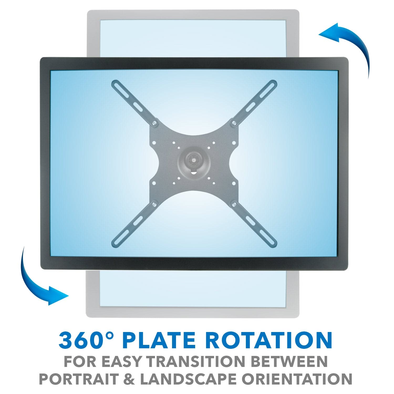 360° PLATE ROTATION  
FOR EASY TRANSITION BETWEEN  
PORTRAIT & LANDSCAPE ORIENTATION