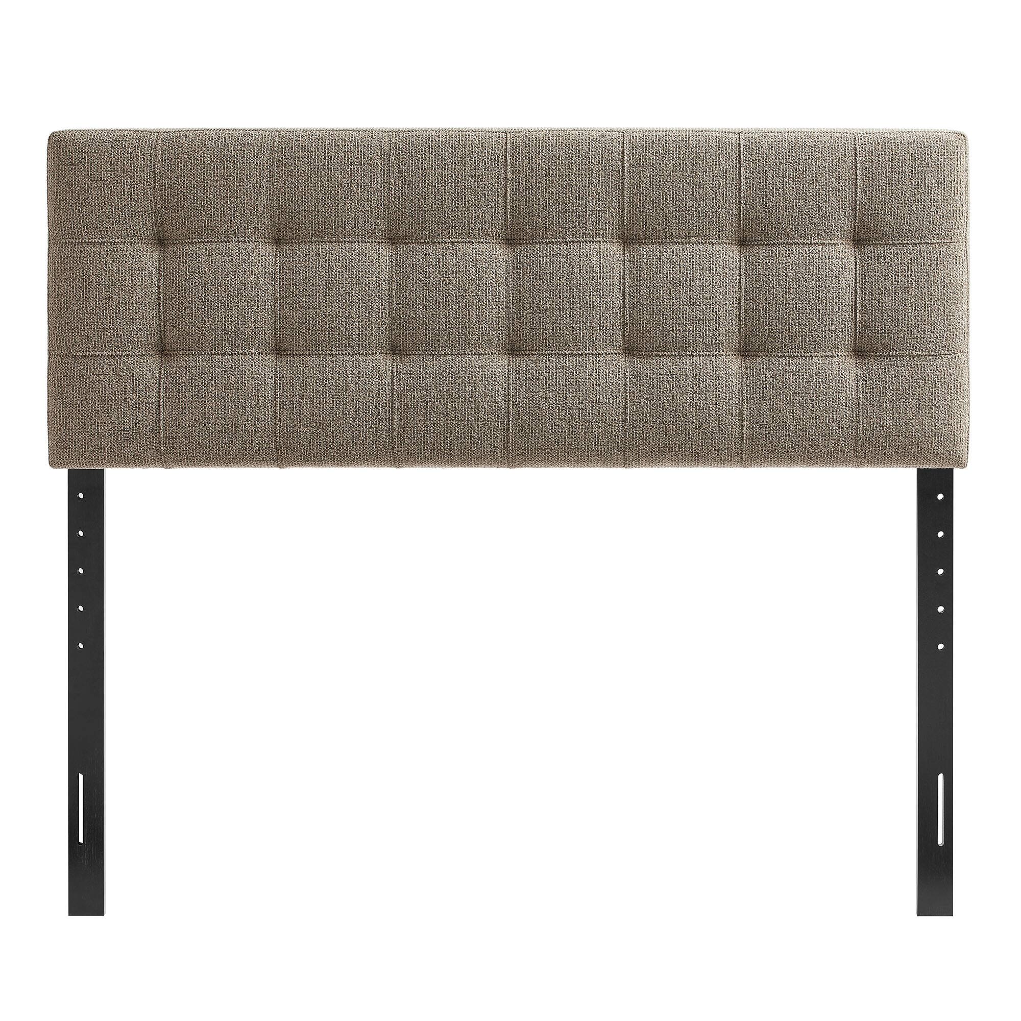 Alt View 2. Modway - Lily Upholstered Fabric Headboard by Modway - Taupe.