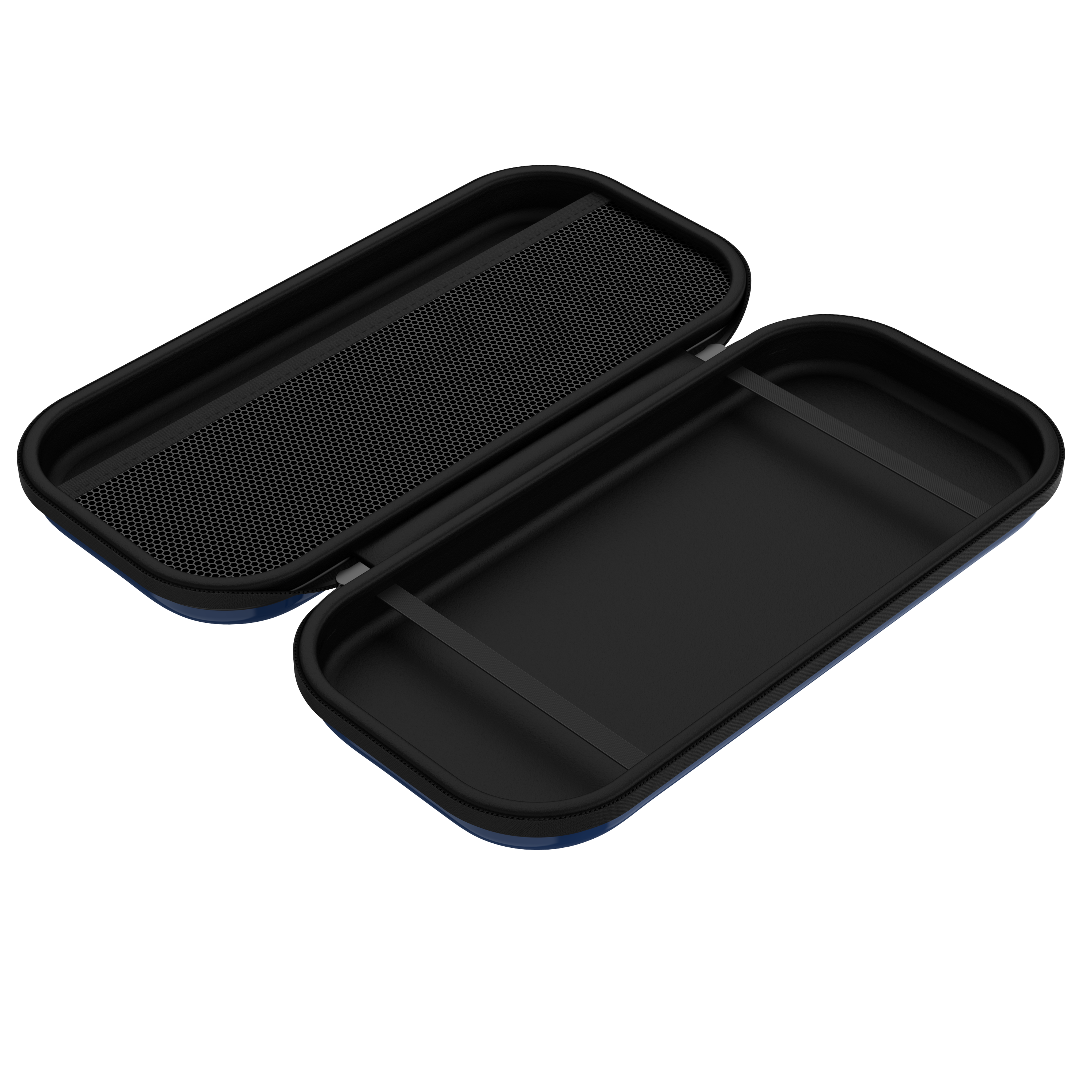 Back. Biogenik - Protective Hard Shell Travel Case for Nintendo Switch 2 - Blue.