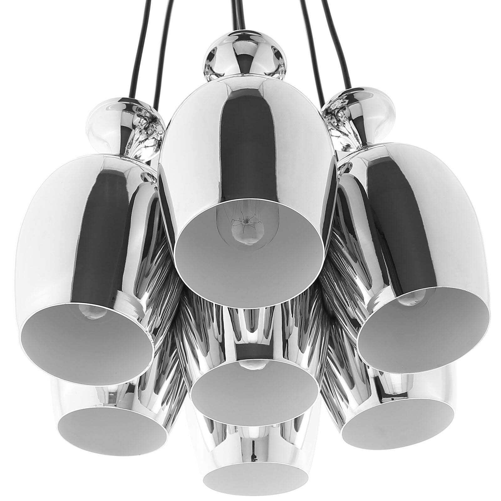 Left. Modway - Goodwill Metal Chandelier by Modway - Silver.