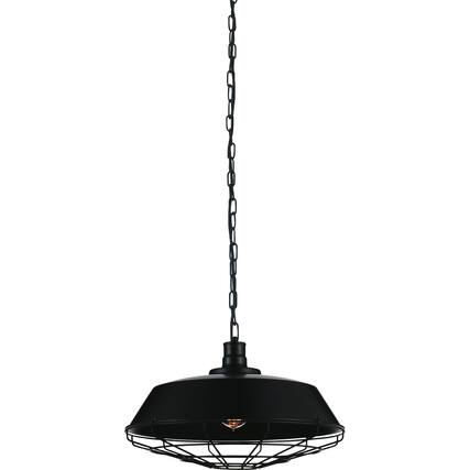 Front. CWI Lighting - Morgan 1 Light Down Pendant With Black Finish - Black.