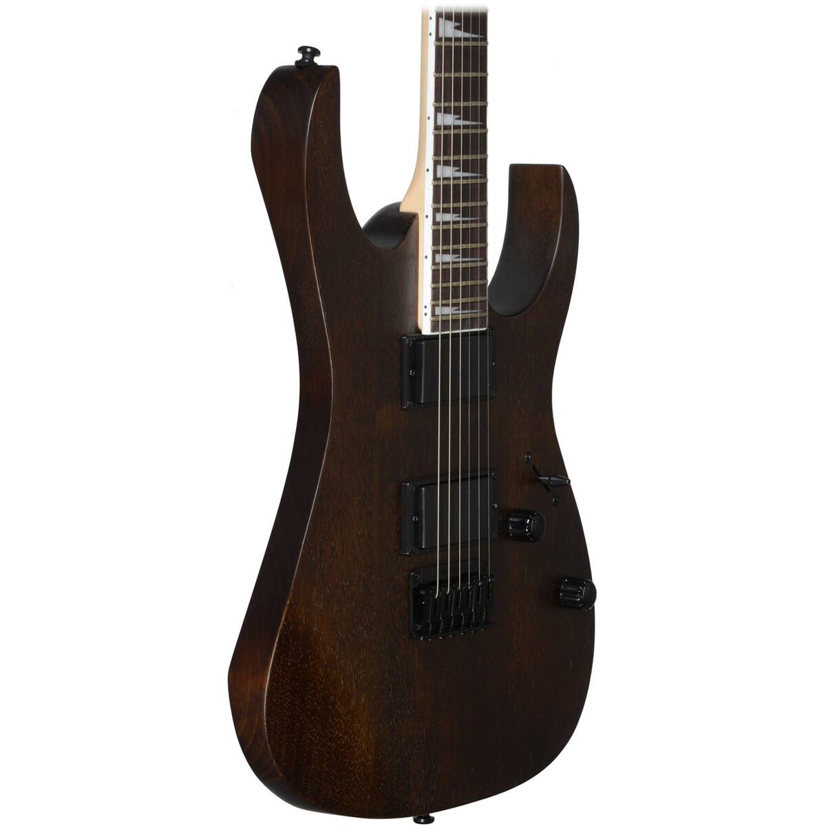 Alt View 1. Ibanez - Ibanez RG Gio Series GRG121DX Electric Guitar, Walnut Flat - Walnut Flat.