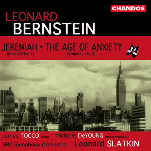 LEONARD BERNSTEIN

JEREMIAH  
(Symphony No. 1)

THE AGE OF ANXIETY  
(Symphony No. 2)

James TOCCO piano  
Michelle DeYOUNG mezzo-soprano  
BBC Symphony Orchestra  
Leonard SLATKIN

CHANDOS