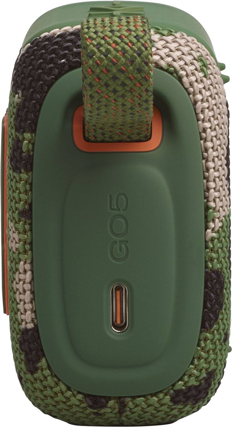 Left. JBL - Go 5 - Ultra-portable waterproof and drop-proof speaker - 2026 - Squad.