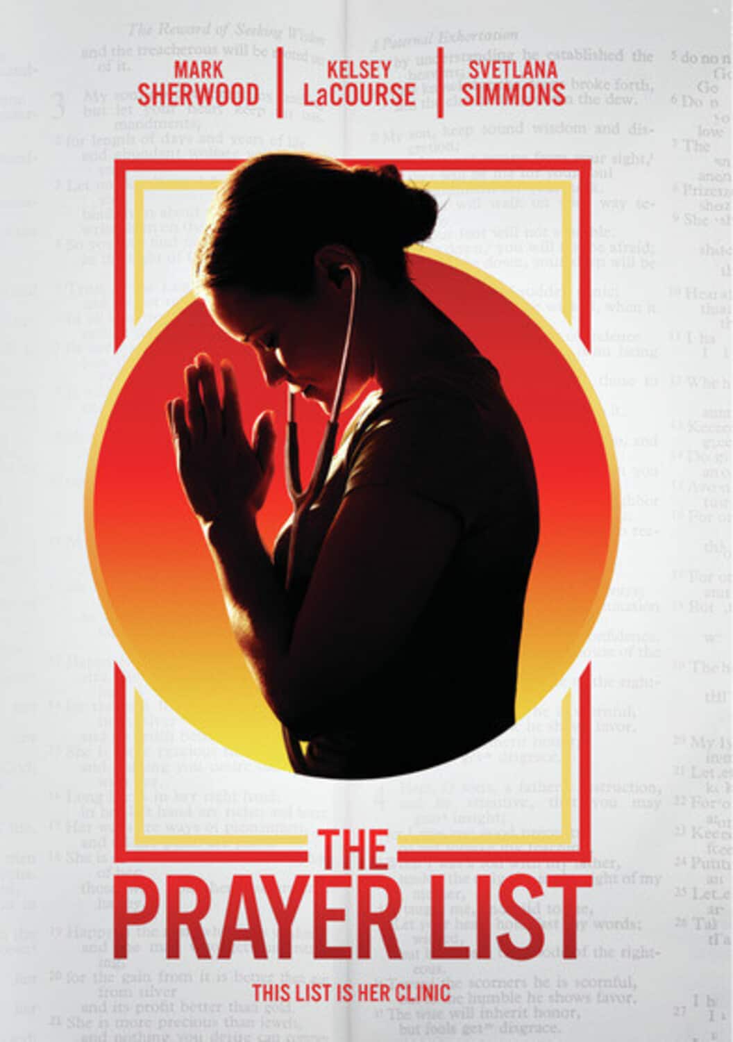 The Prayer List  - DVD