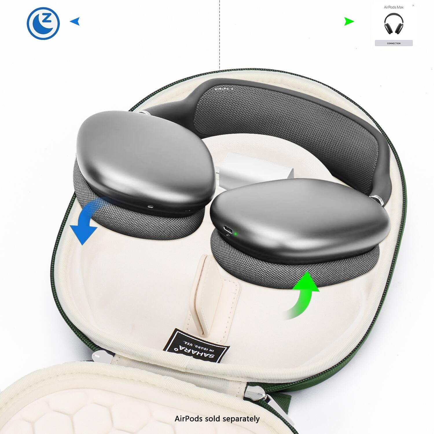 AirPods sold separately.