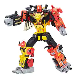 Transformers - Power of the Primes Titan Class Predaking Combiner Action Figure Set - Multicolor