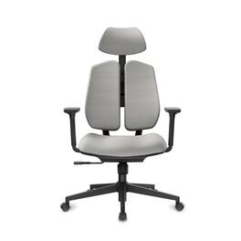 Eureka Ergonomic - Dual Backrests Ergonomic Adjustable Office Chair - Light Gray